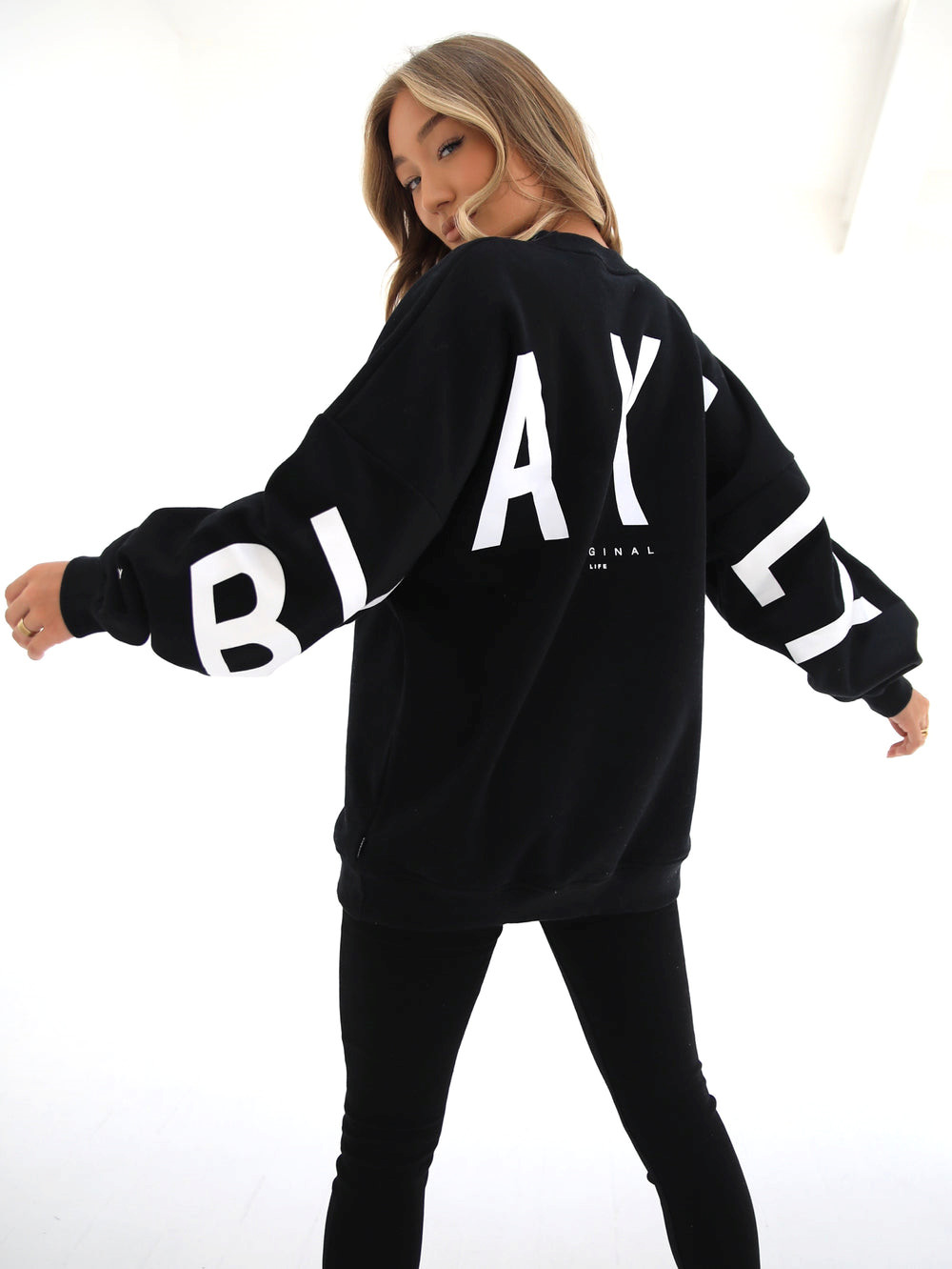 Blakely Isabel Oversized Jumper Schwarz | CNS298564