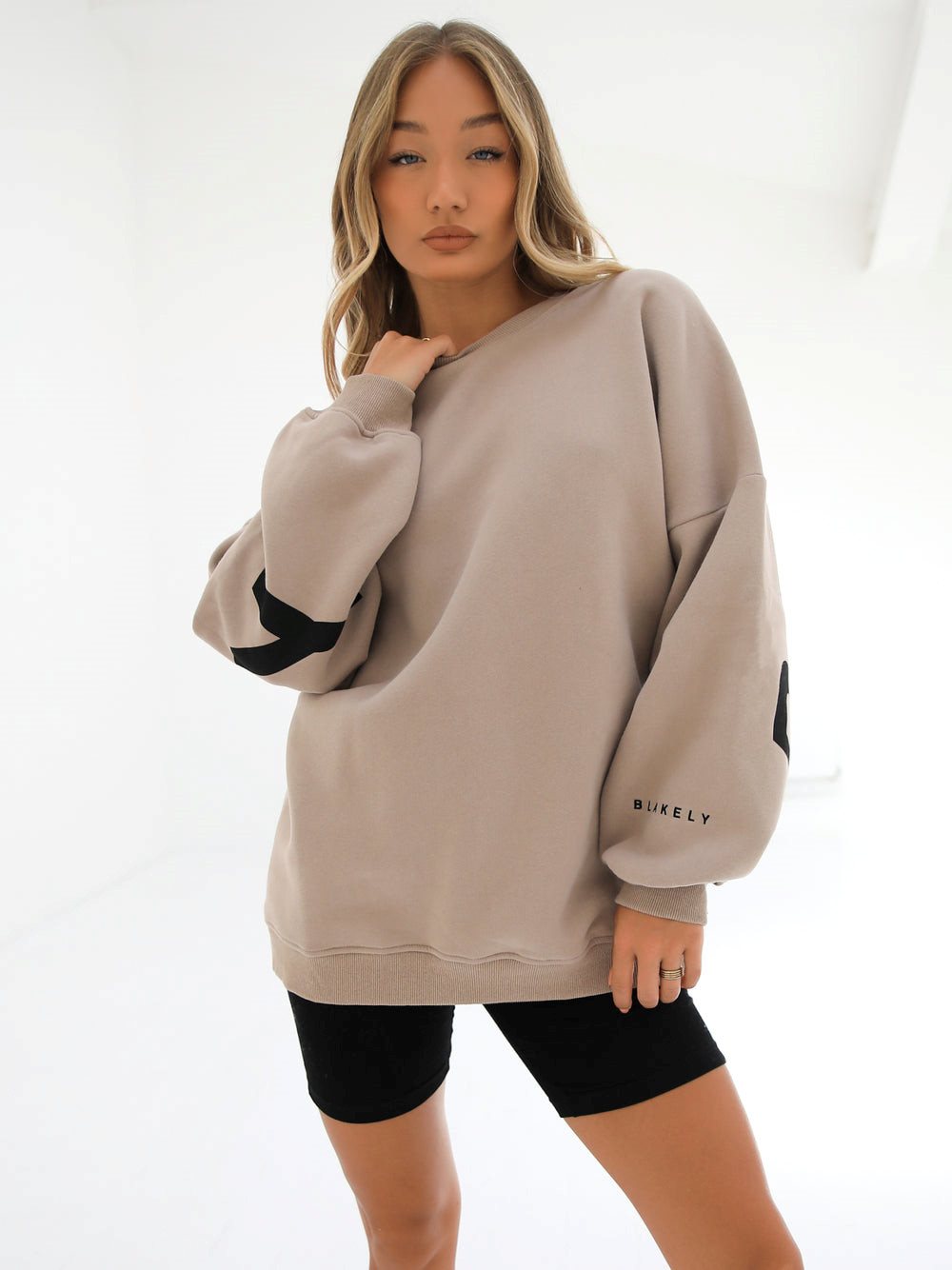 Blakely Isabel Oversized Jumper Tan | PMU189624