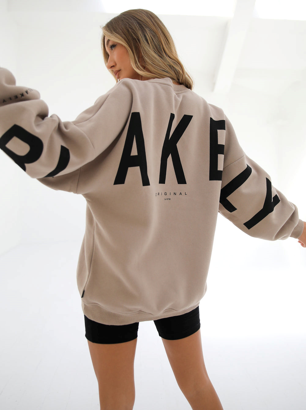 Blakely Isabel Oversized Jumper Tan | PMU189624