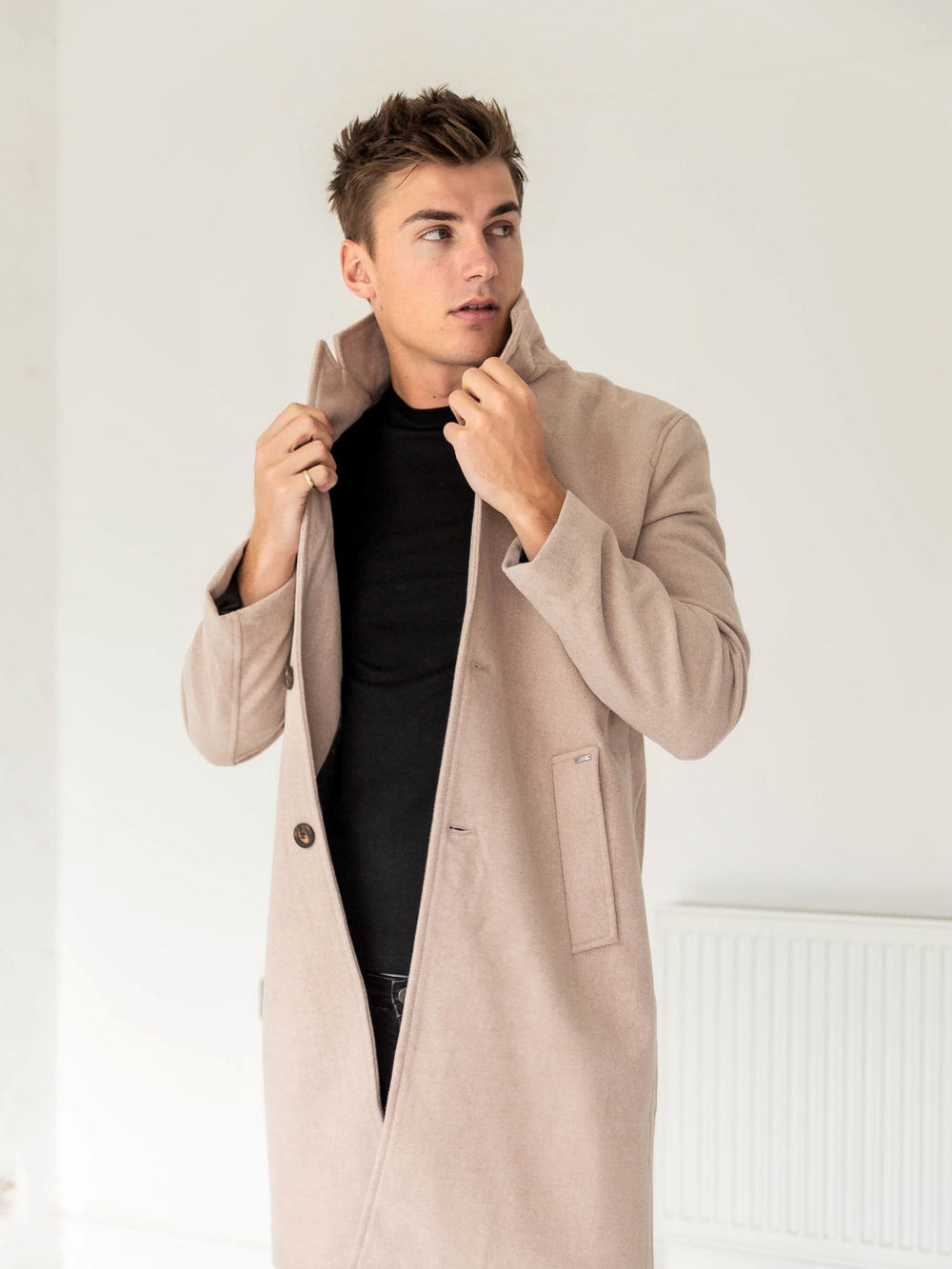 Blakely Knightsbridge Tailored Coat Tan | NLH206413