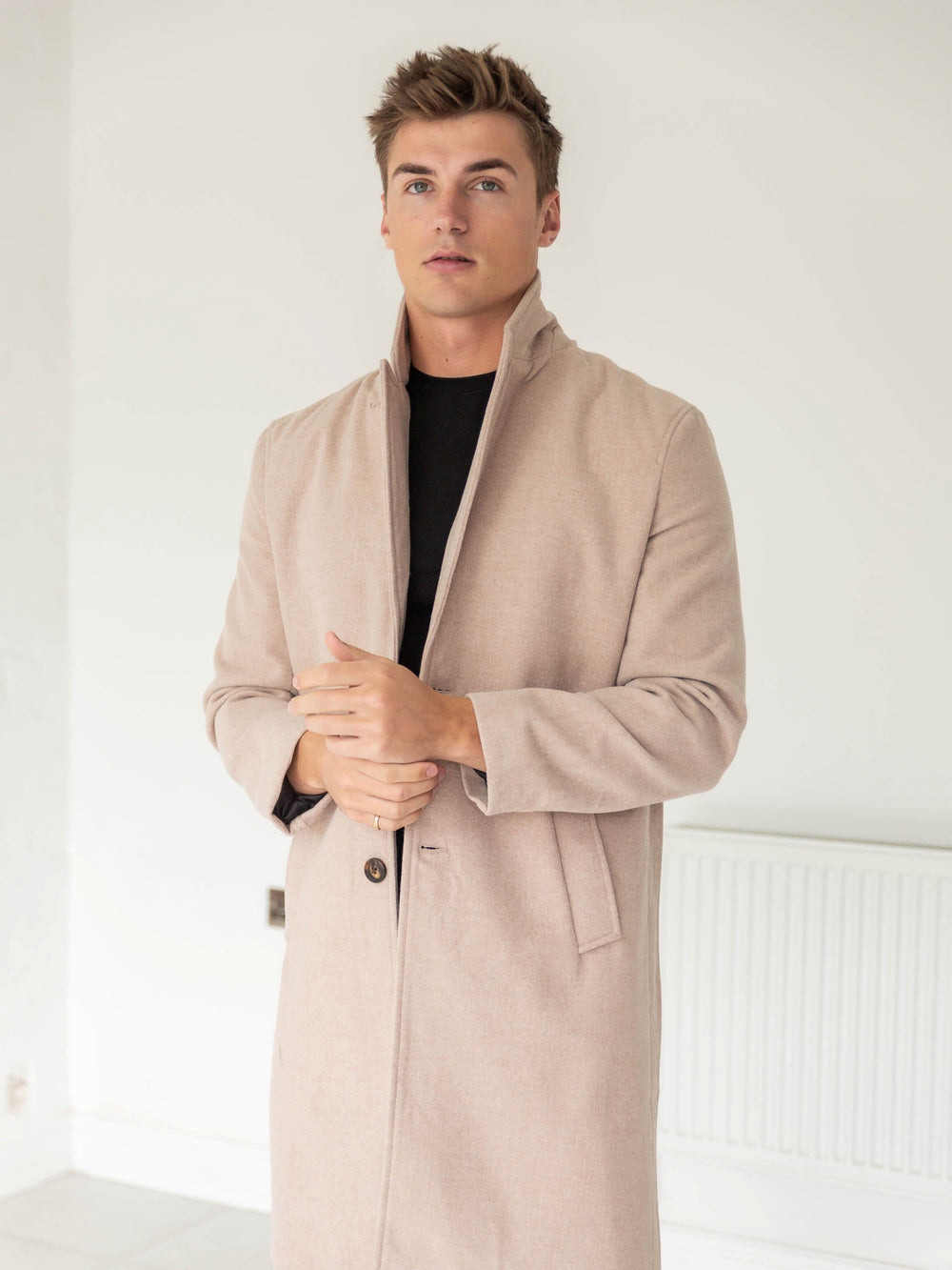 Blakely Knightsbridge Tailored Coat Tan | NLH206413