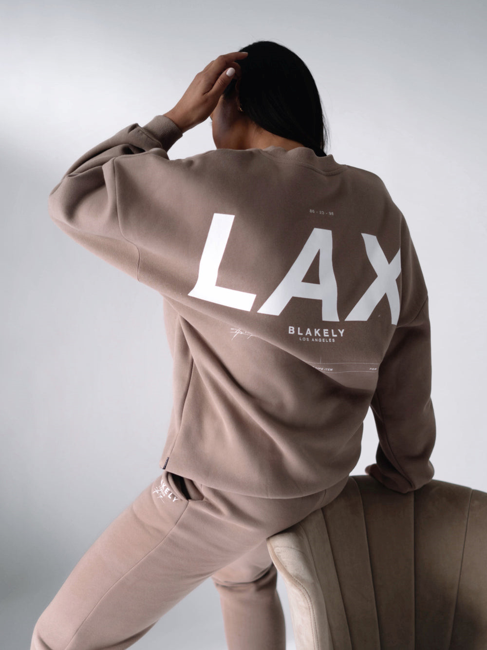 Blakely LAX Isabel Oversized Jumper Braun | WDV195842