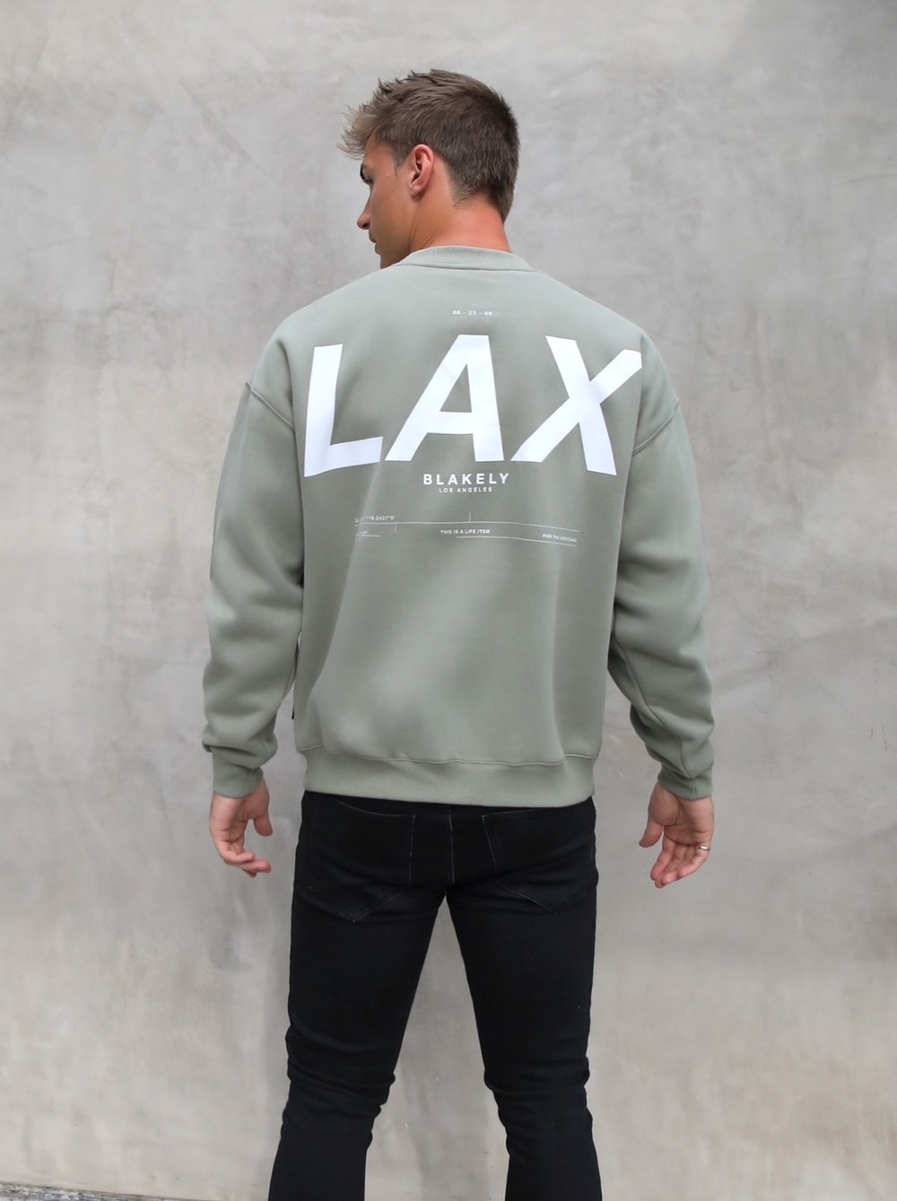 Blakely LAX Relaxed Jumper Olivgrün | MGE702896