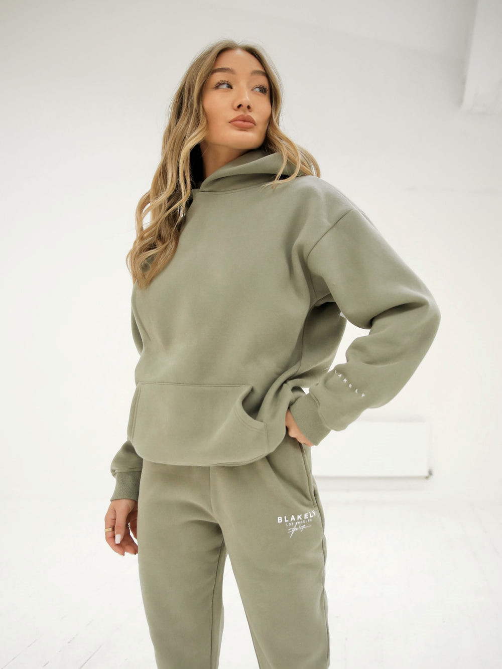 Blakely LAX Women's Oversized Hoodie Olivgrün | COL197048