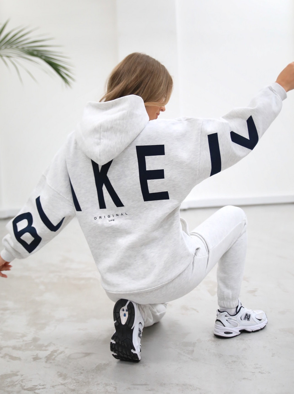 Blakely Life & Style Isabel Oversized Hoodie Weiß | MYK712348