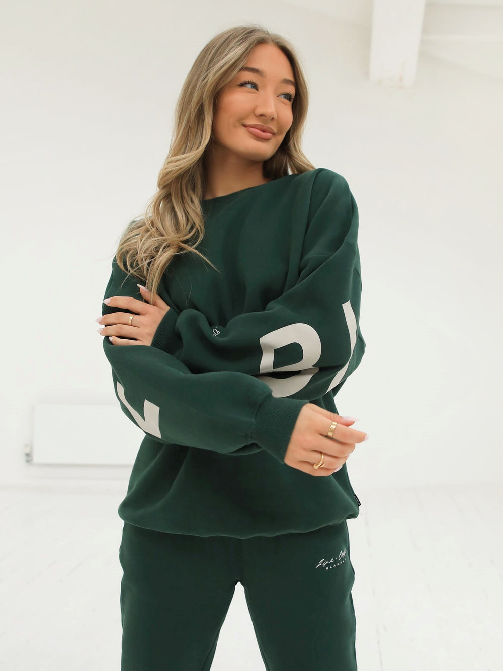 Blakely Life & Style Isabel Oversized Jumper Grün | XIW389461