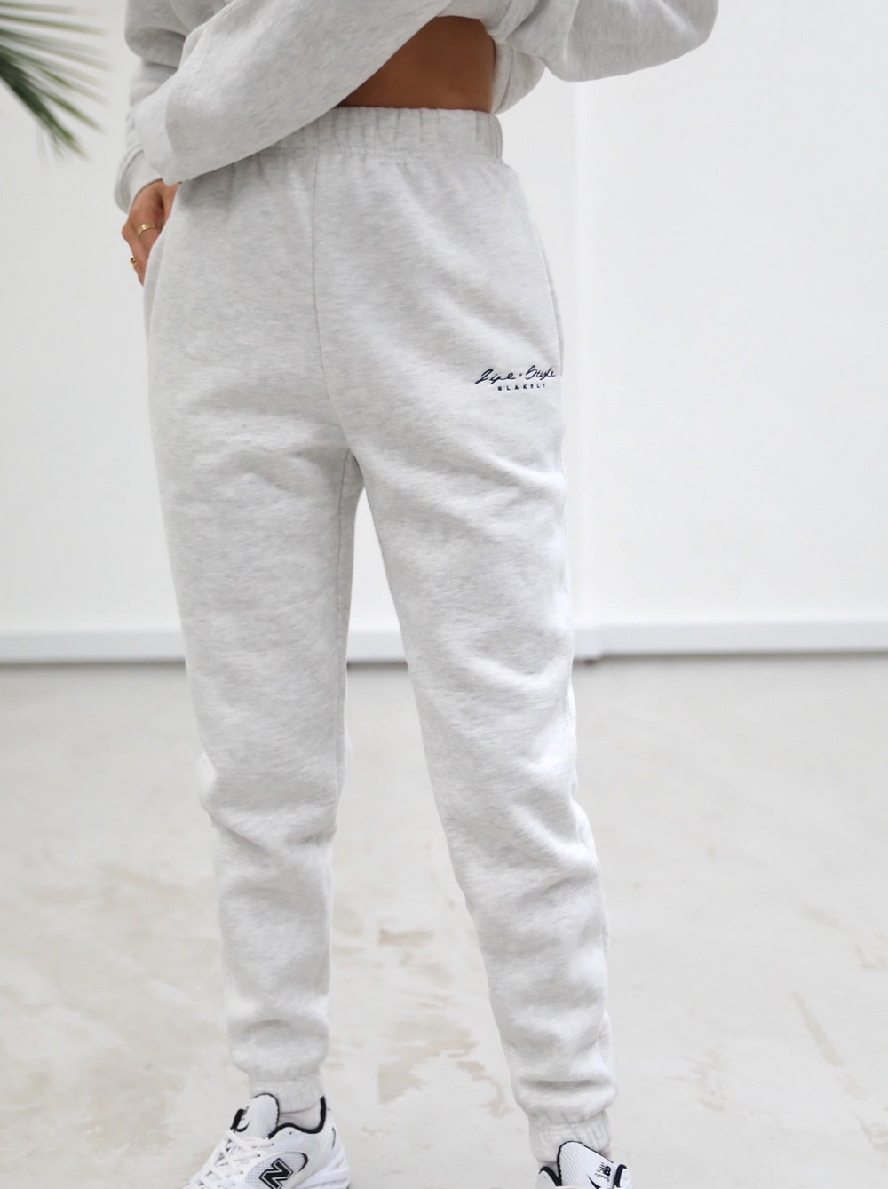 Blakely Life & Style Loose Fitting Sweatpants Weiß | WBO798514