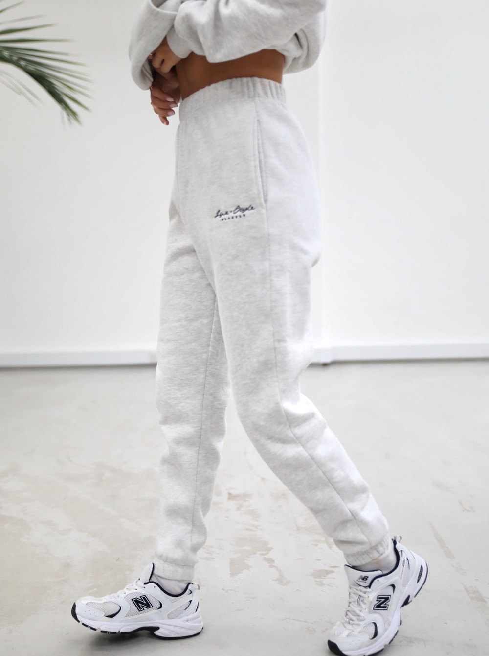 Blakely Life & Style Loose Fitting Sweatpants Weiß | WBO798514