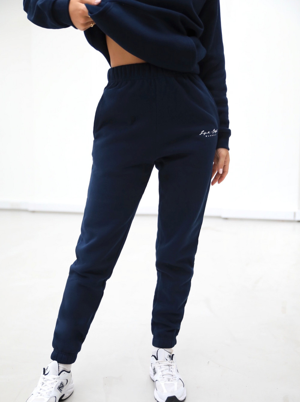 Blakely Life & Style Loose Fitting Sweatpants Navy Blau | RTH896502