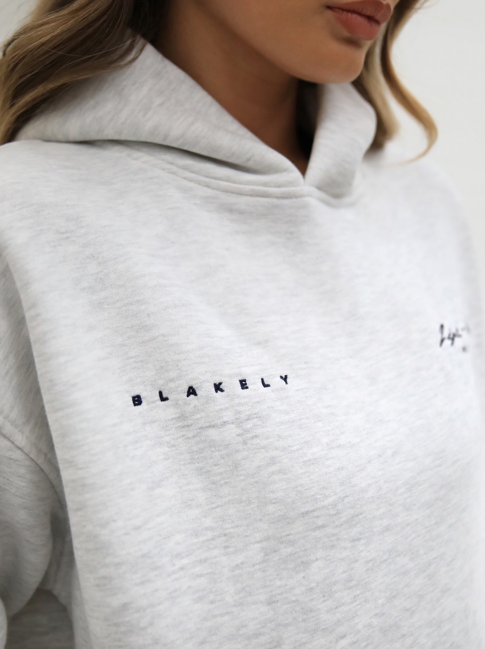 Blakely Life & Style Oversized Hoodie Weiß | WSJ850976