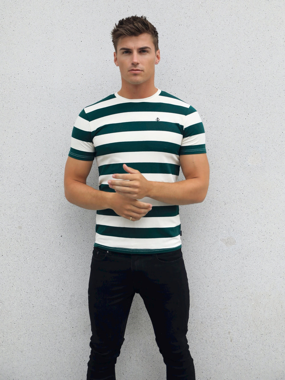 Blakely Loano Stripe T-Shirt Grün | FXQ928317