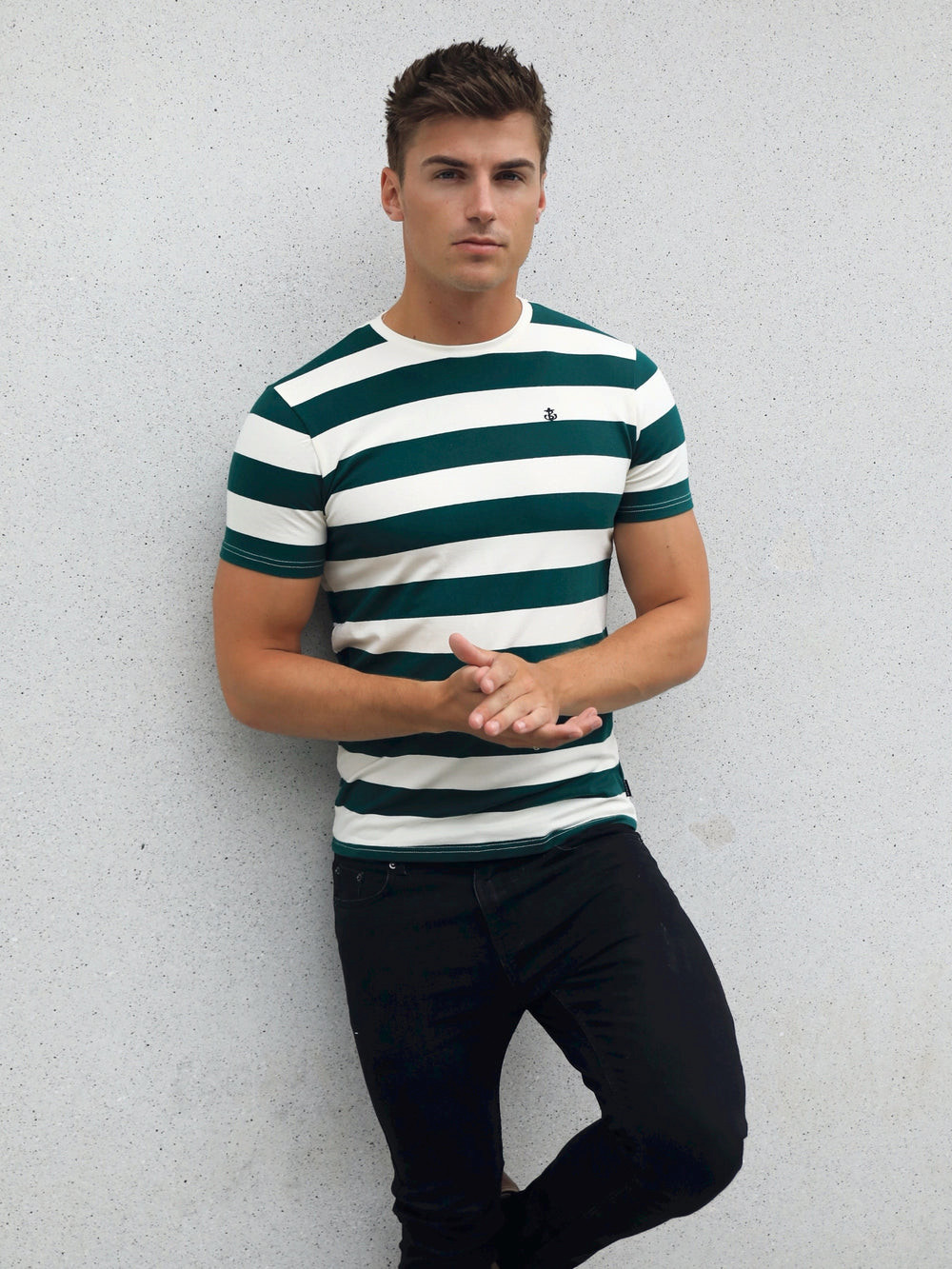 Blakely Loano Stripe T-Shirt Grün | FXQ928317