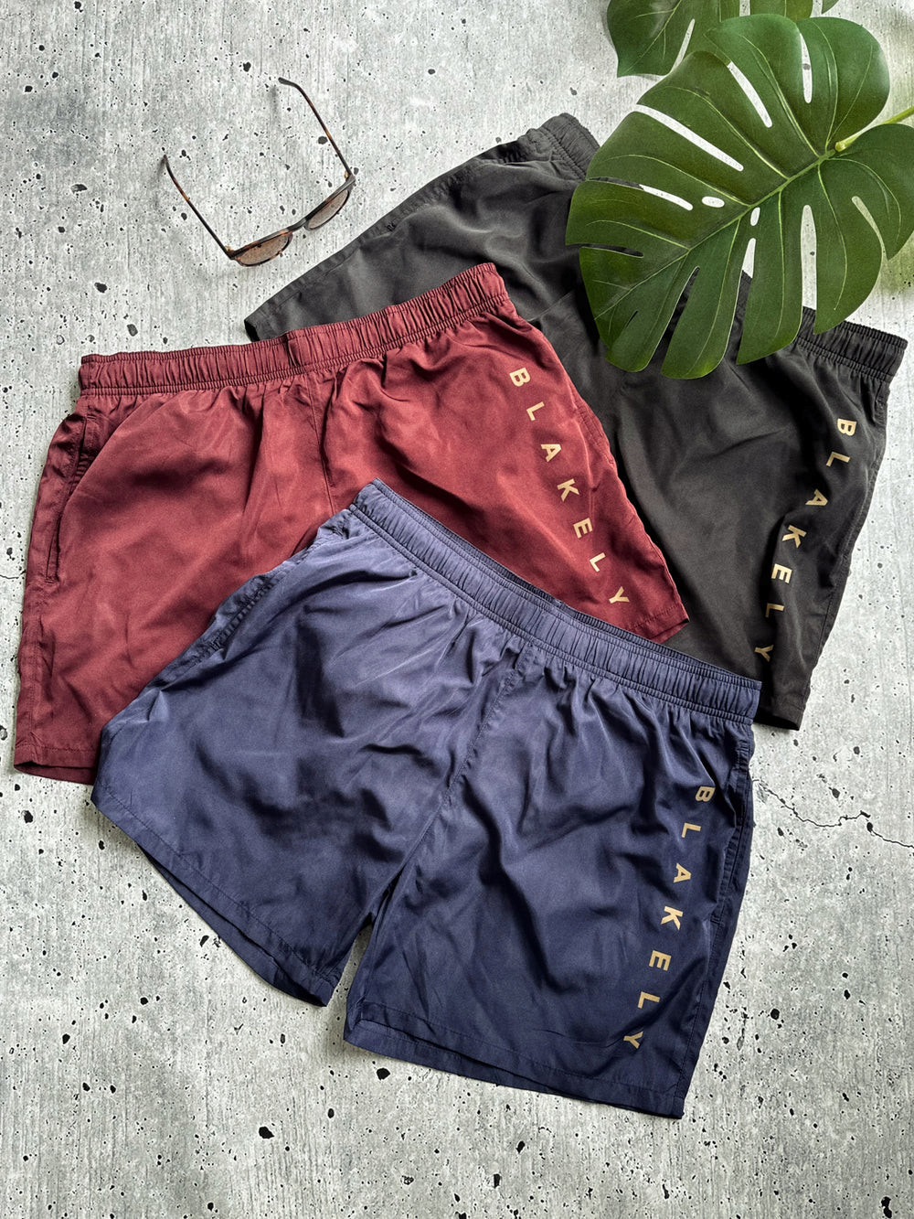 Blakely Lugano Swim Shorts Bordeaux | ANT428367