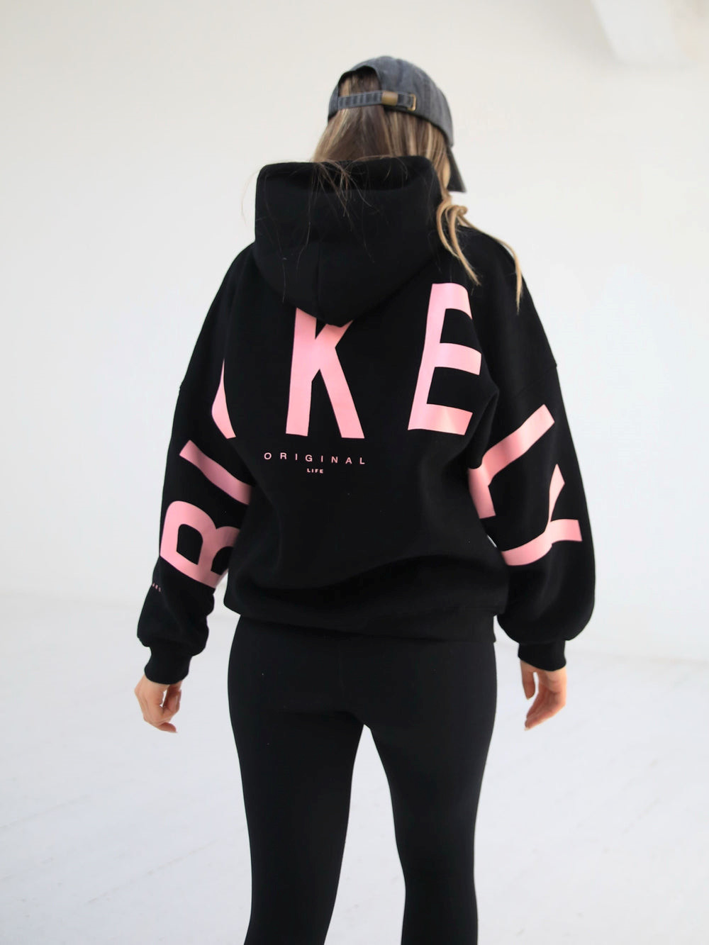 Blakely Members Isabel Oversized Hoodie Schwarz Rosa | PMY307825