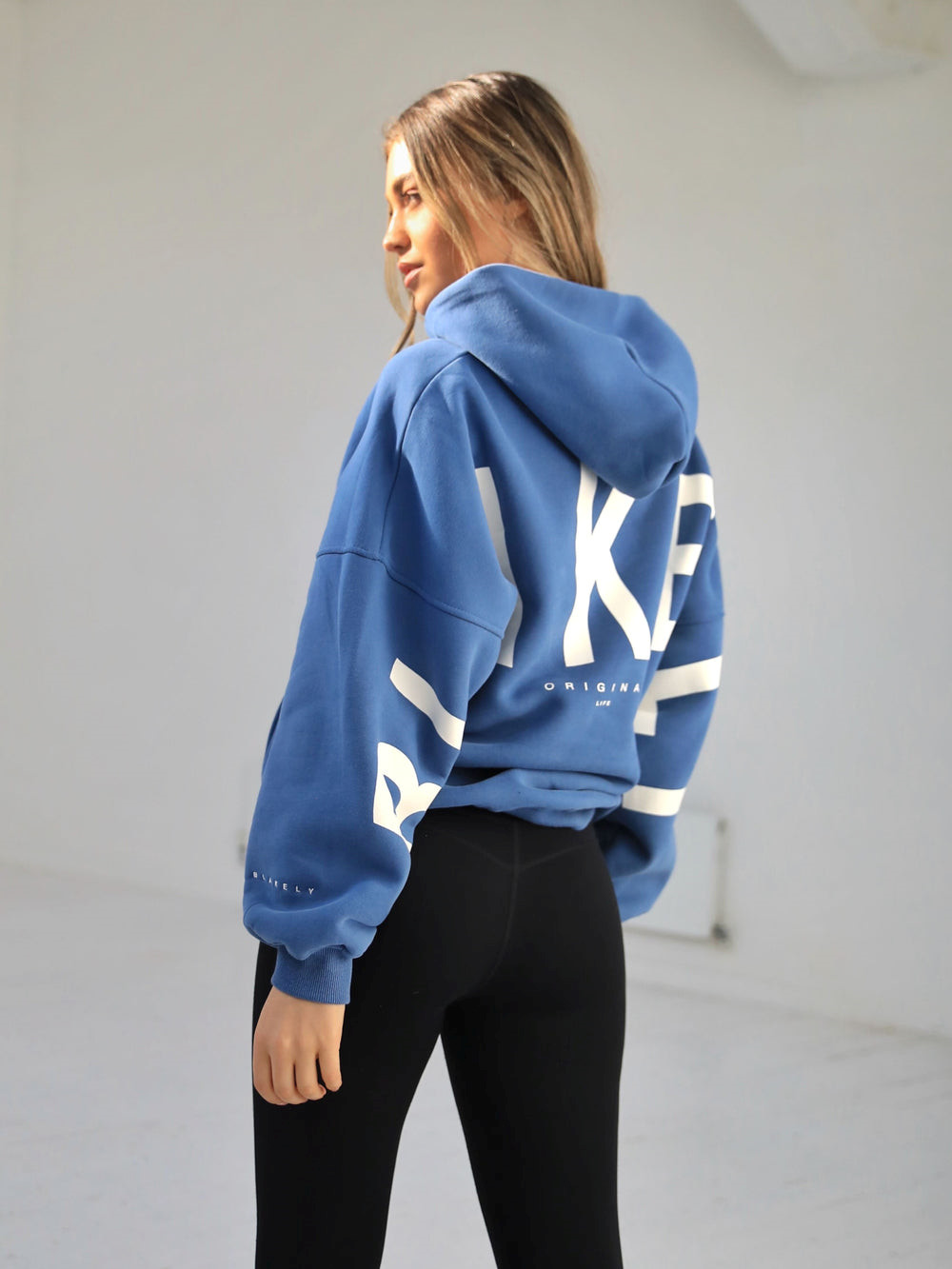 Blakely Members Isabel Oversized Hoodie Blau | FAE457209