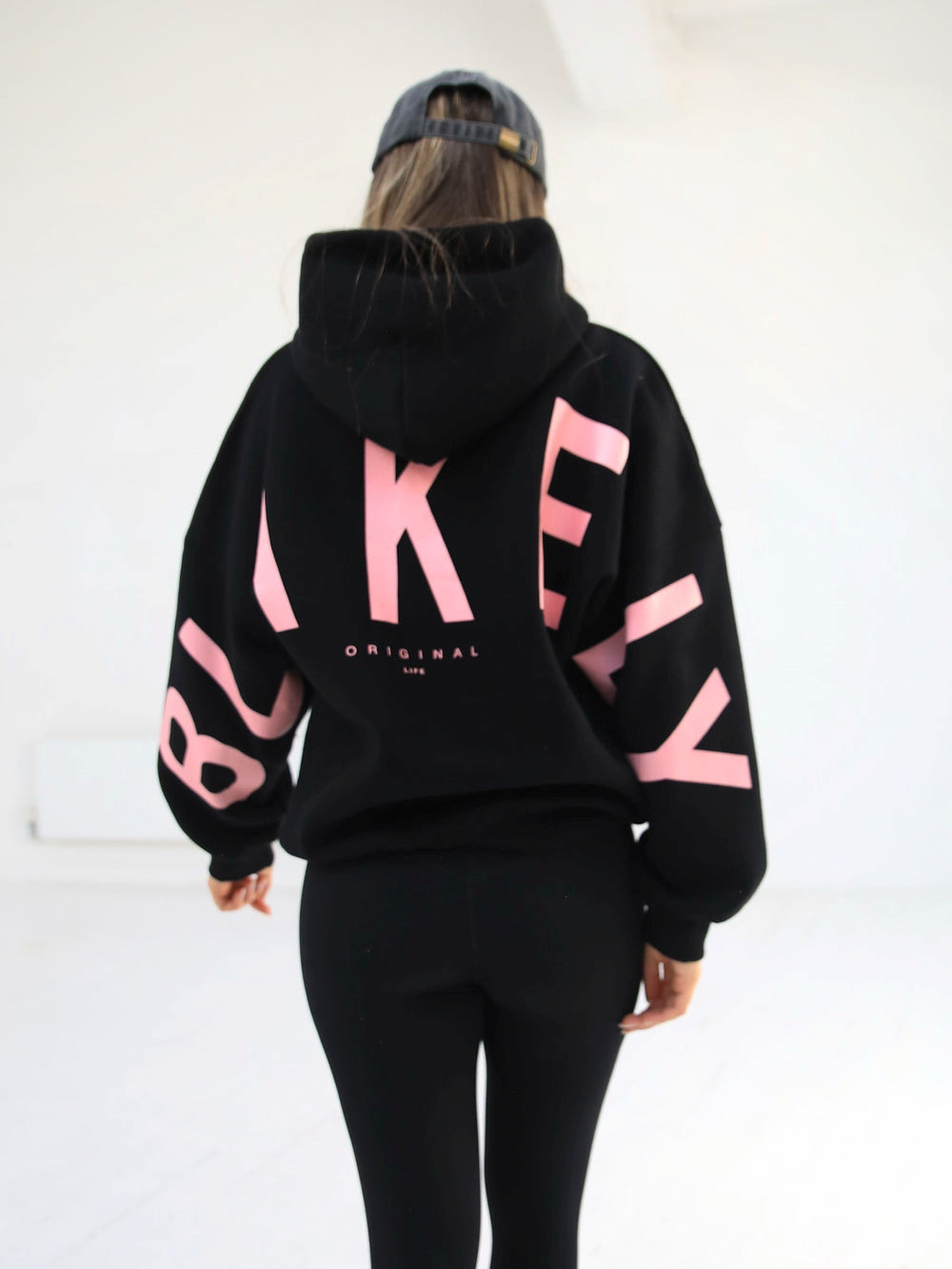 Blakely Members Isabel Oversized Hoodie Schwarz Rosa | VLU064582