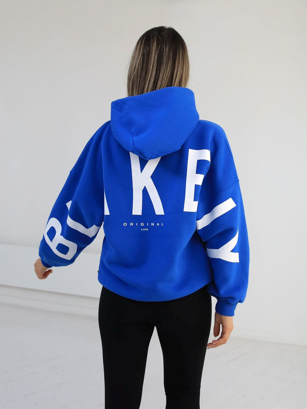 Blakely Members Isabel Oversized Hoodie Blau | FMW472319