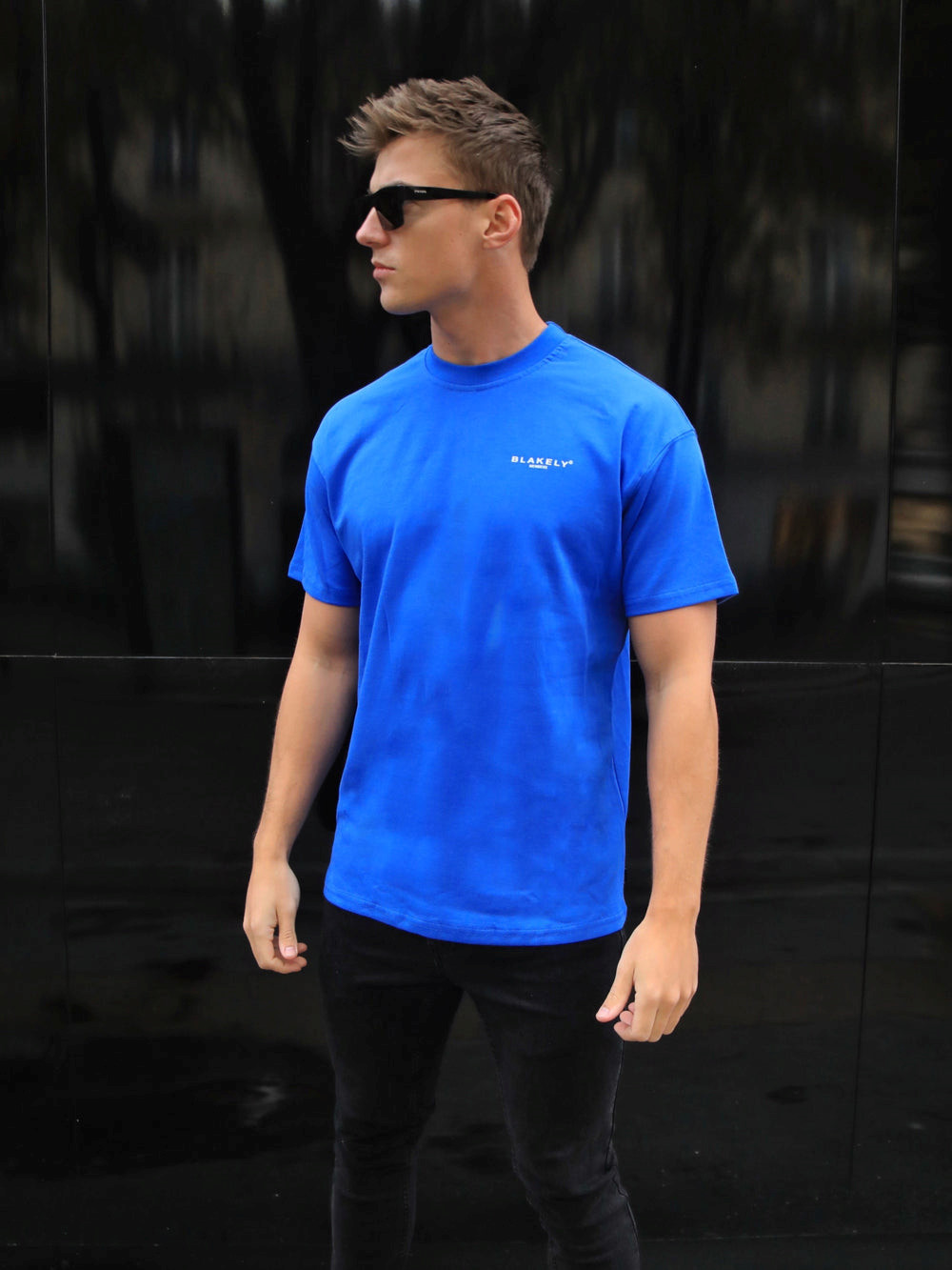 Blakely Members Relaxed T-Shirt Blau | SQK631074