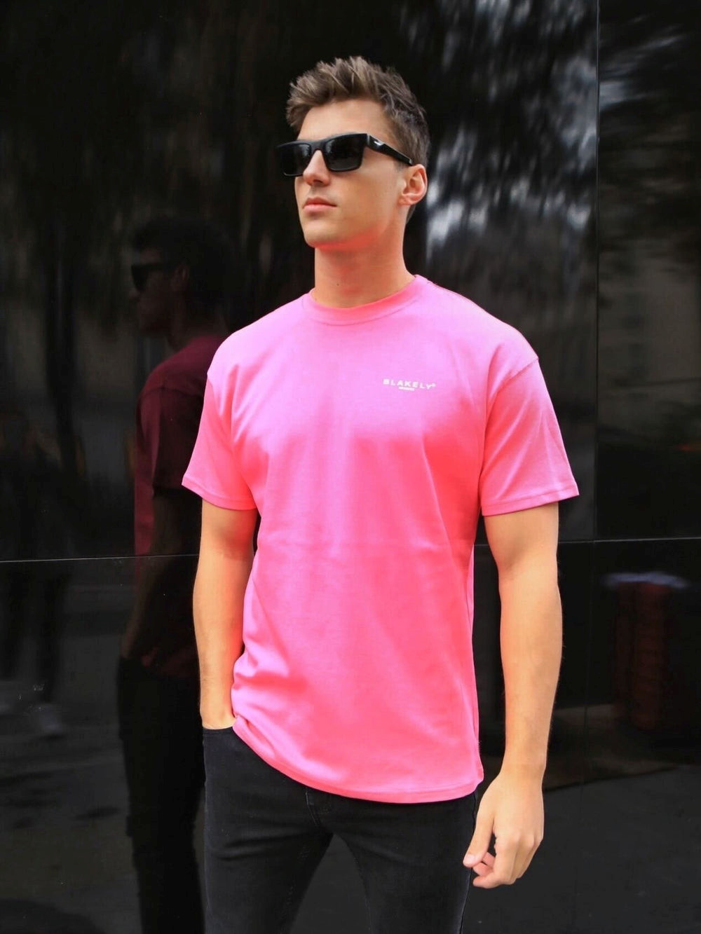 Blakely Members Relaxed T-Shirt Rosa | TCF374859