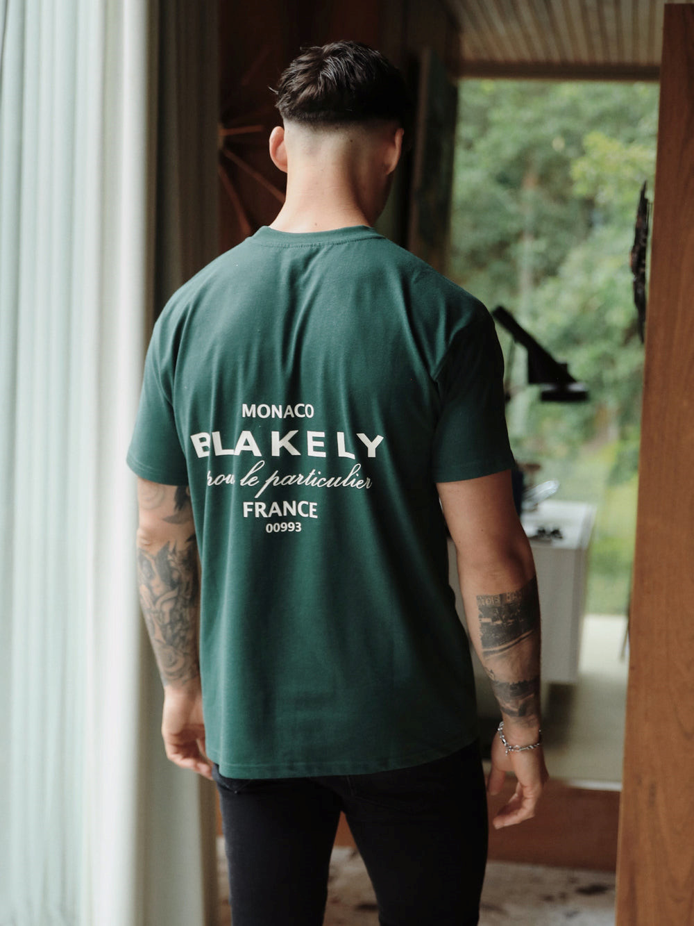 Blakely Monaco Relaxed T-Shirt Dunkelgrün | PGI602874