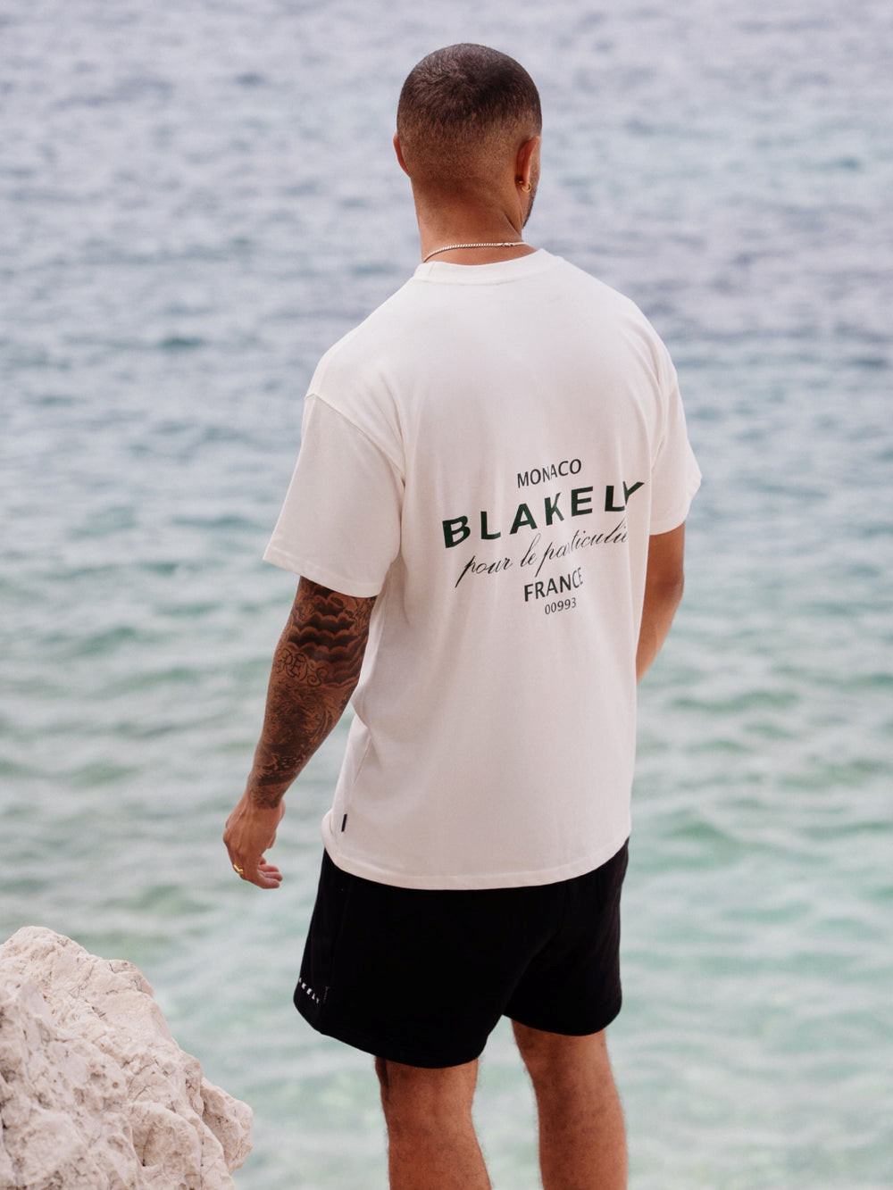 Blakely Monaco Relaxed T-Shirt Ivory | LEC259708