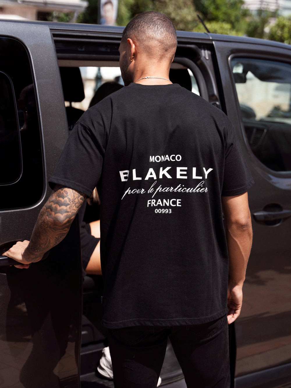 Blakely Monaco Relaxed T-Shirt Schwarz | SAK579618