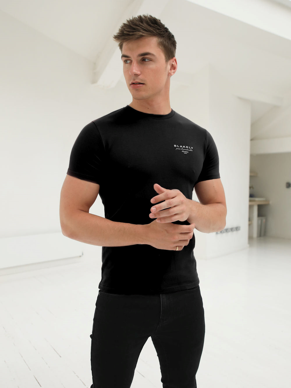 Blakely Monaco T-Shirt Schwarz | KED390265