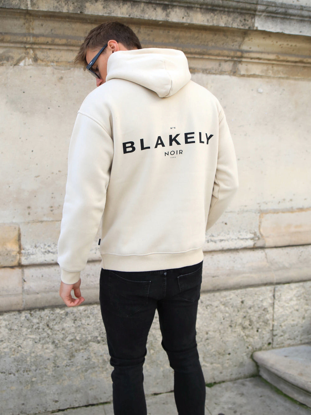 Blakely Noir II Relaxed Hoodie Bone | KRP403185