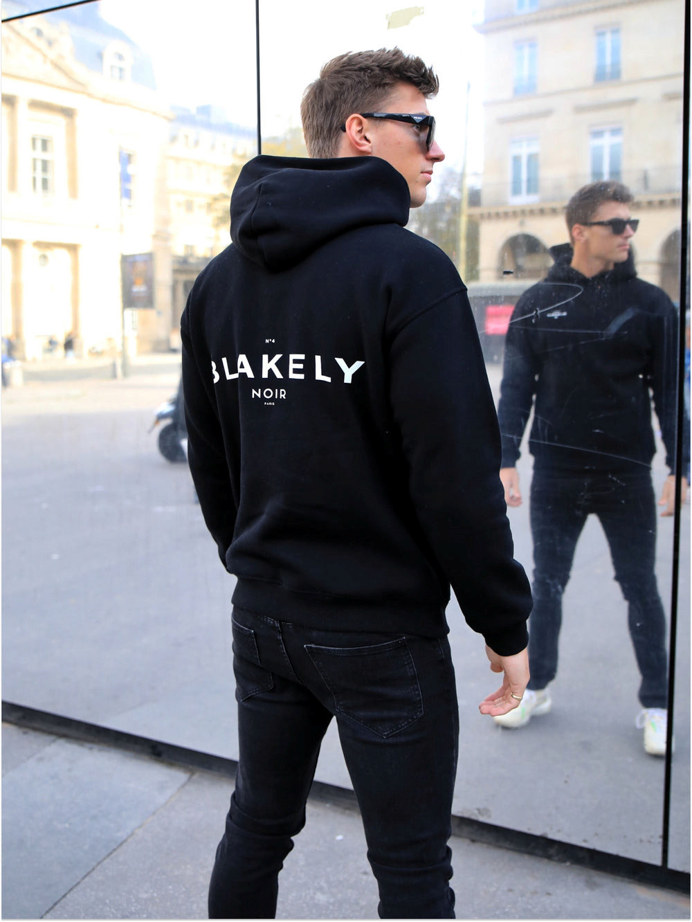 Blakely Noir II Relaxed Hoodie Schwarz | NVR769418