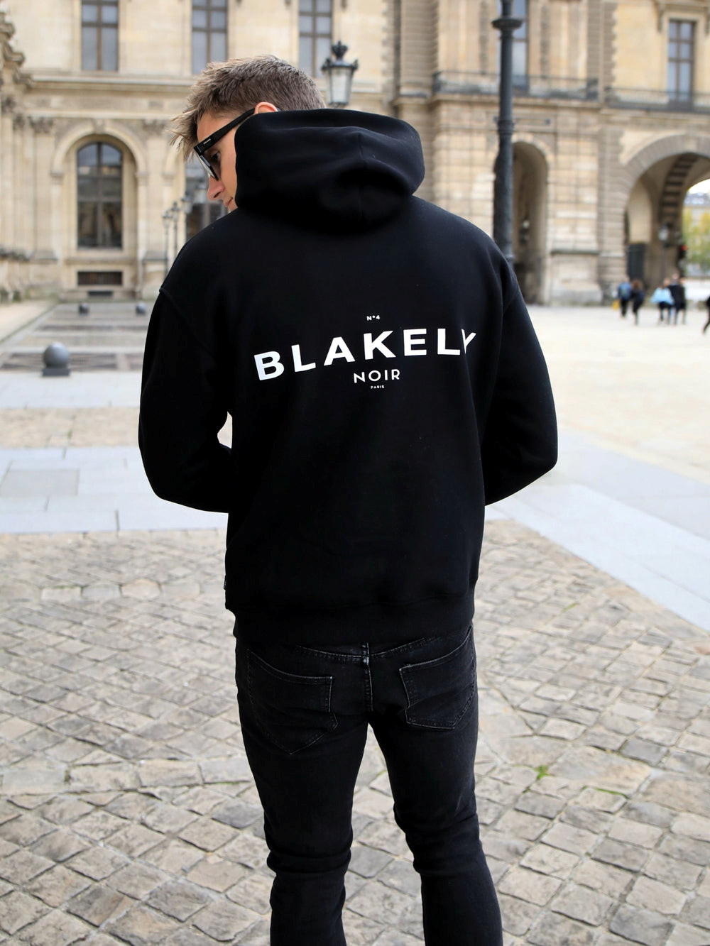 Blakely Noir II Relaxed Hoodie Schwarz | NVR769418