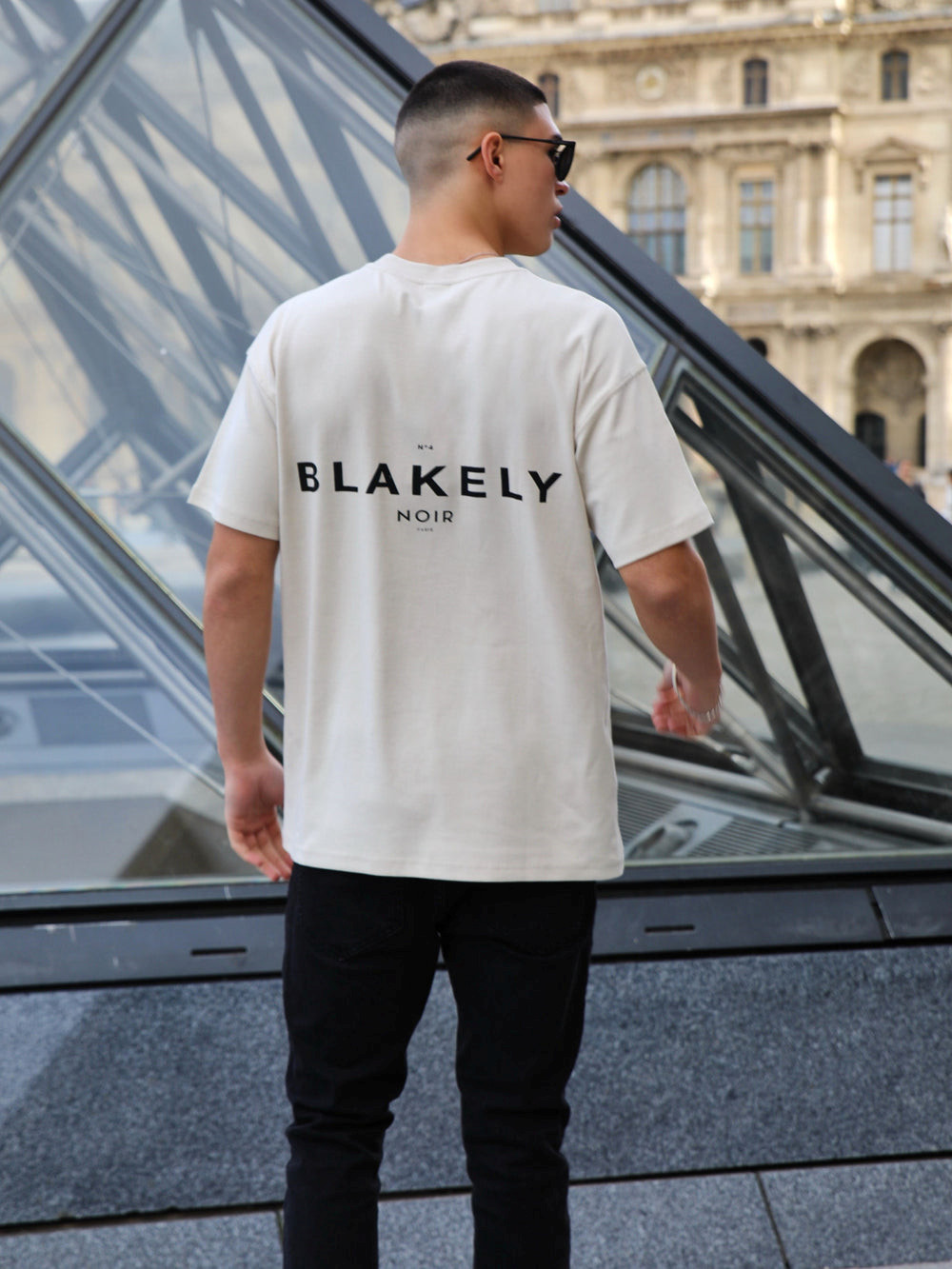 Blakely Noir II Relaxed T-Shirt Bone | AFR947215