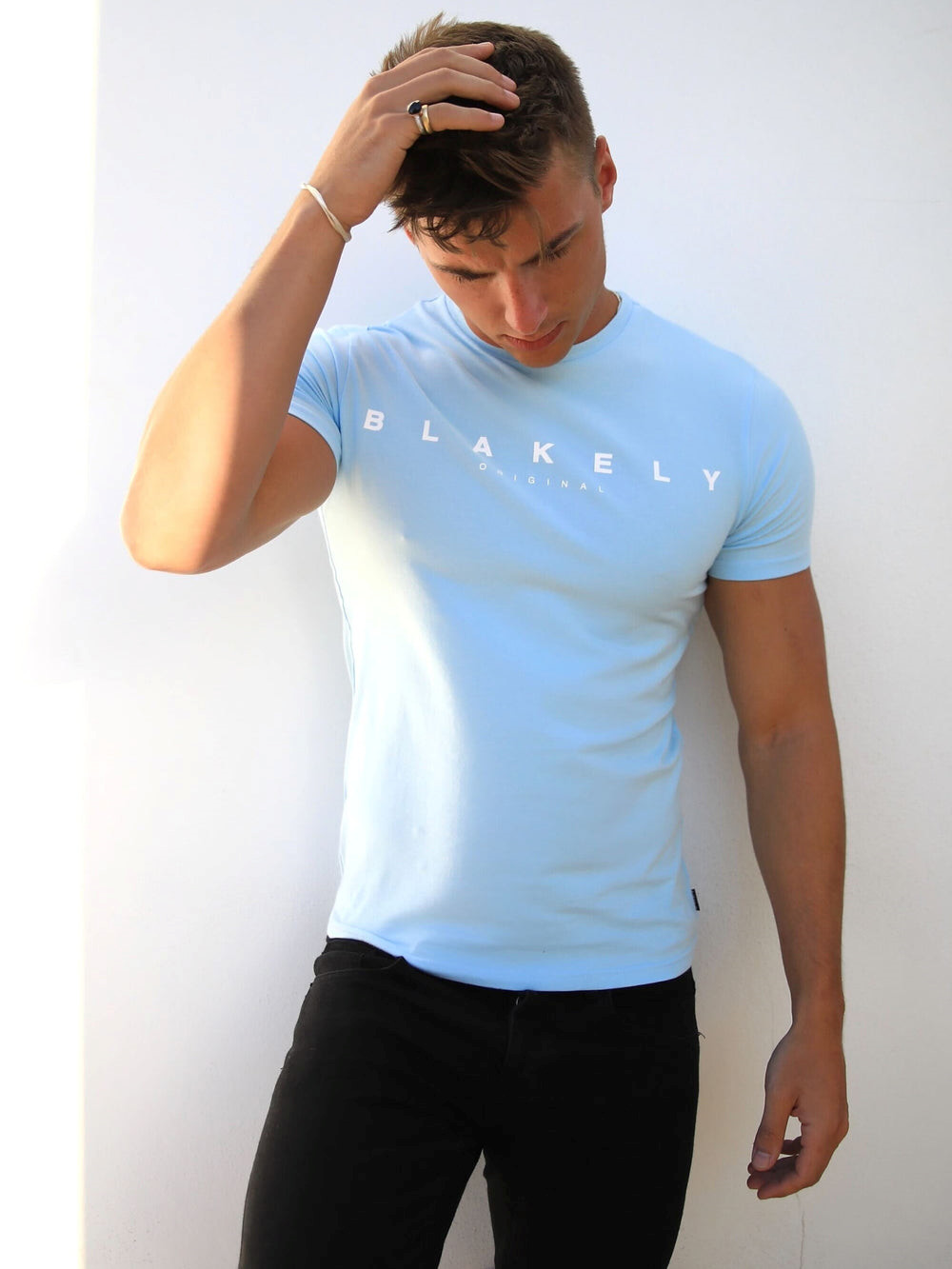 Blakely Ocean T-Shirt Hellblau | OCS256418