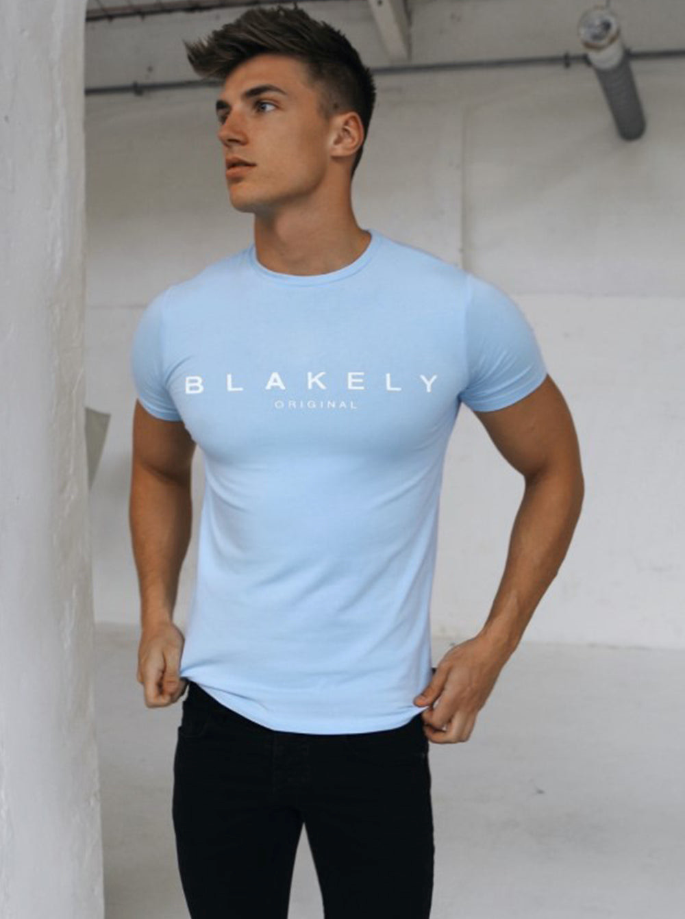 Blakely Ocean T-Shirt Hellblau | OCS256418