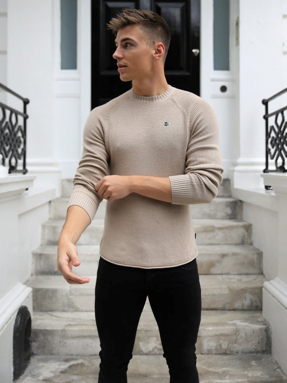 Blakely Oxley Knit Jumper Oat | ETJ548976