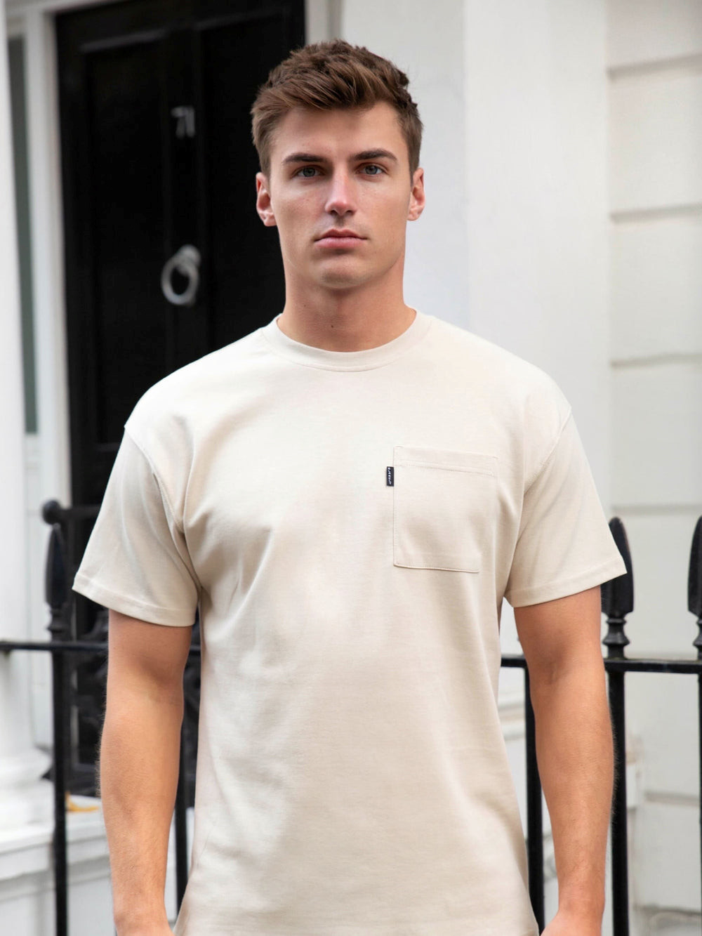 Blakely Relaxed Pocket T-Shirt Bone | XPL416508