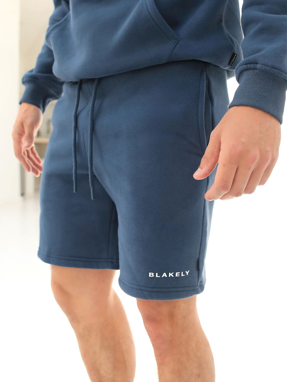 Blakely Riviera Initial Jogger Shorts Blau | KMQ820196