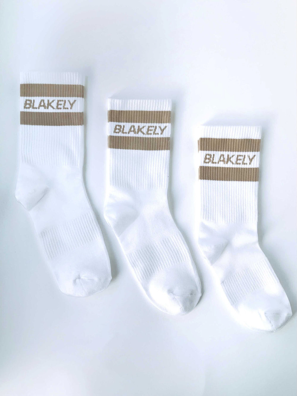 Blakely Signature Socks 3 Pack Tan | UPS154260