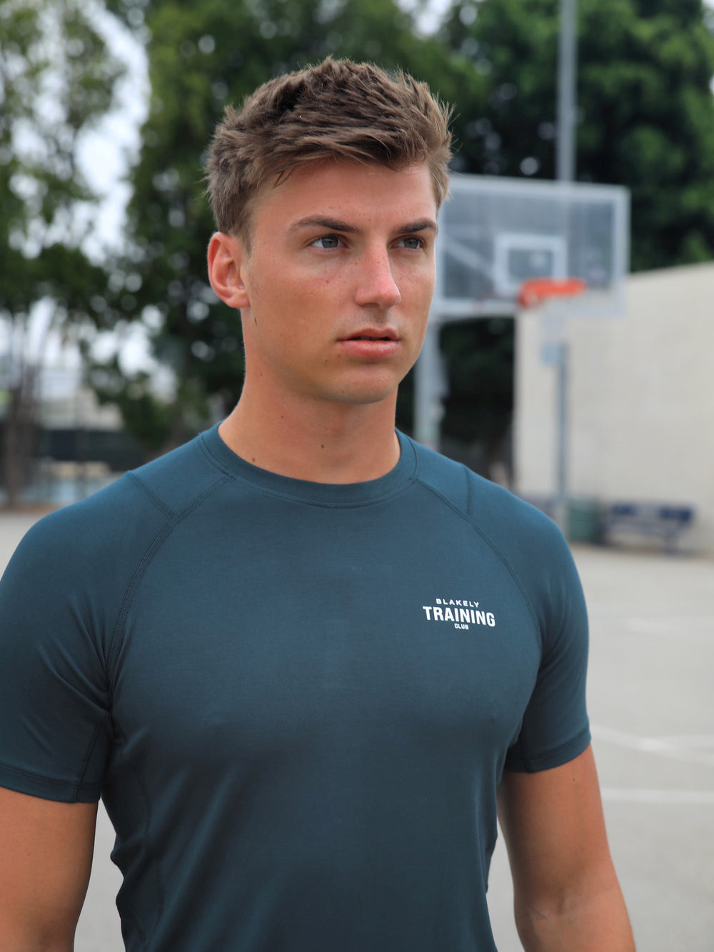 Blakely Slim Training T-Shirt Grün | TZM713984