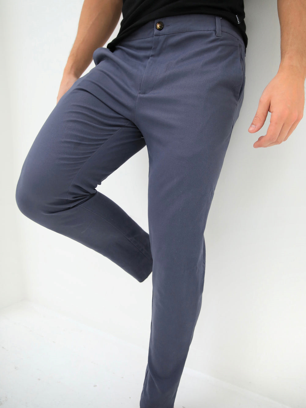 Blakely Sloane Stretch Fit Chinos Hellblau | QTK568019