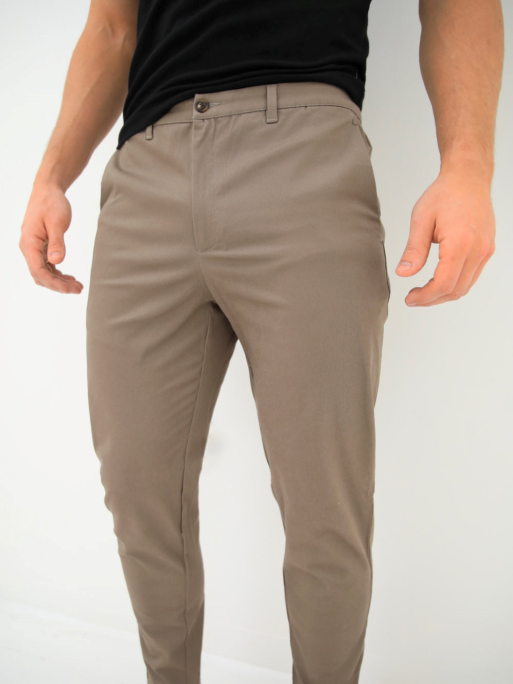 Blakely Sloane Stretch Fit Chinos Hellbraun | GTX485721