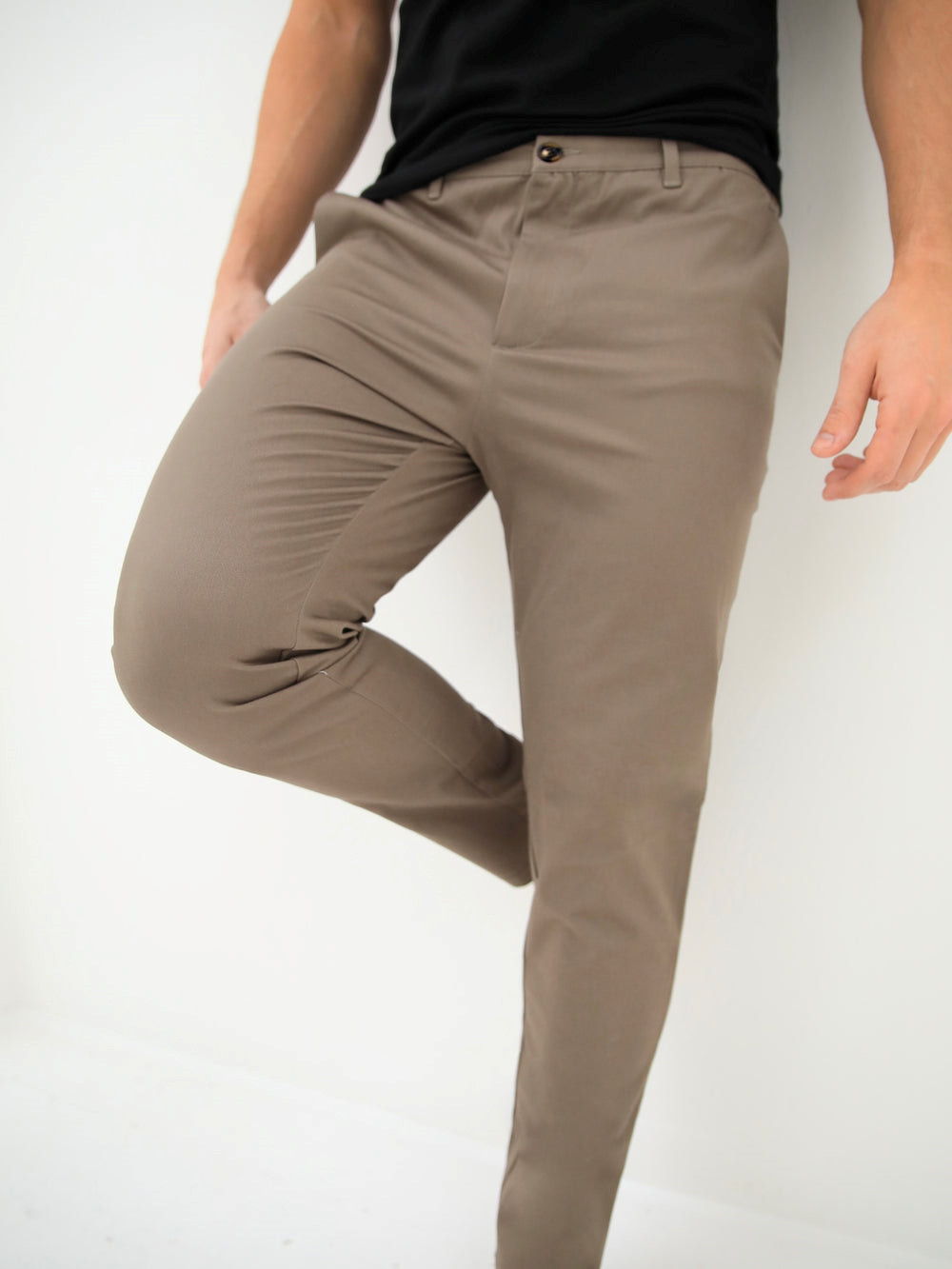 Blakely Sloane Stretch Fit Chinos Hellbraun | GTX485721