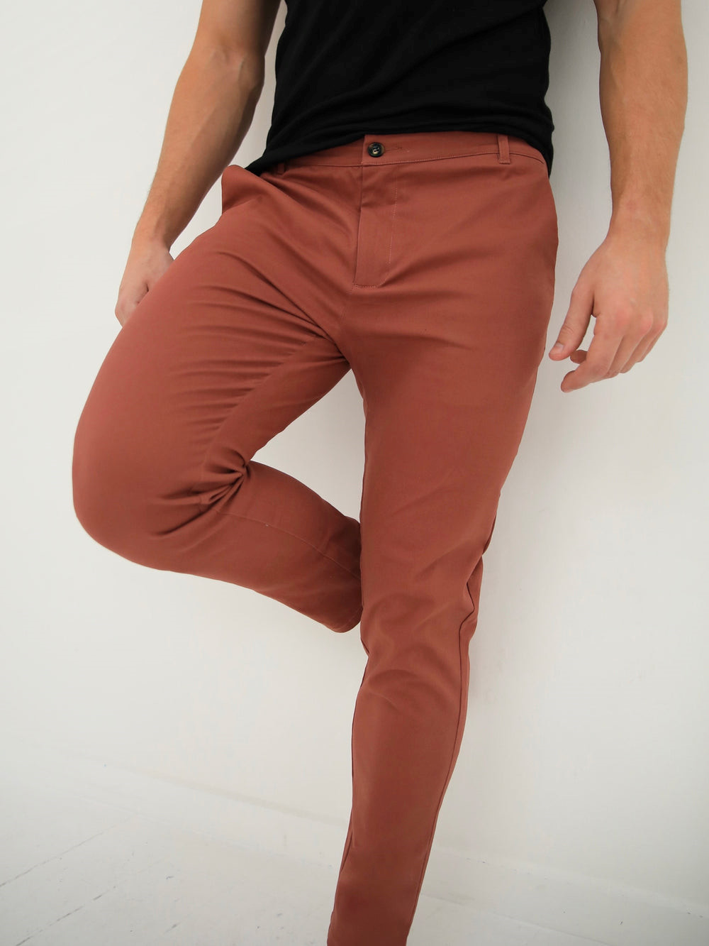 Blakely Sloane Stretch Fit Chinos Rot | SCE247063