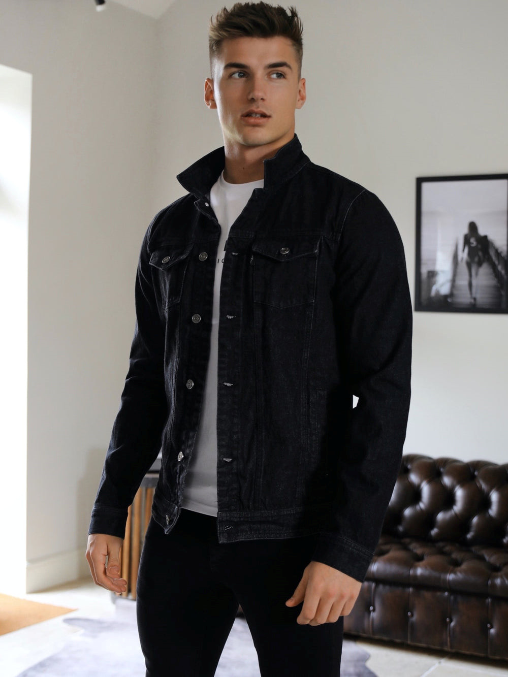 Blakely Soho Denim Jacket Schwarz | DVB185290