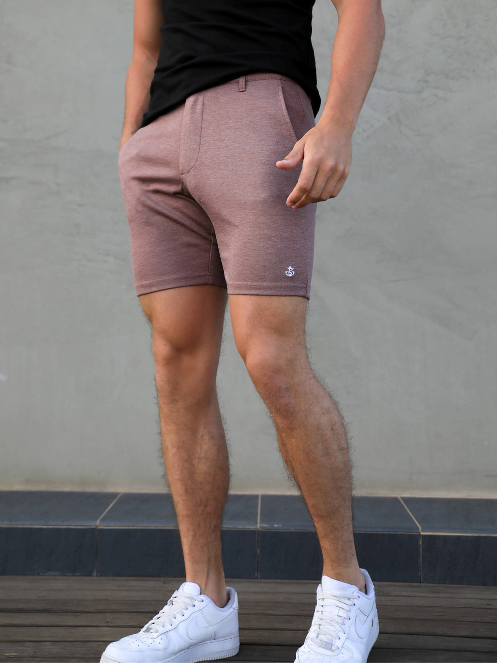 Blakely Sorrento Stretch Fit Shorts Bordeaux | JDO296415