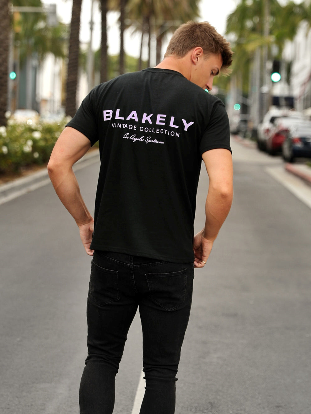 Blakely Sports Club Relaxed T-Shirt Schwarz | UGJ461357