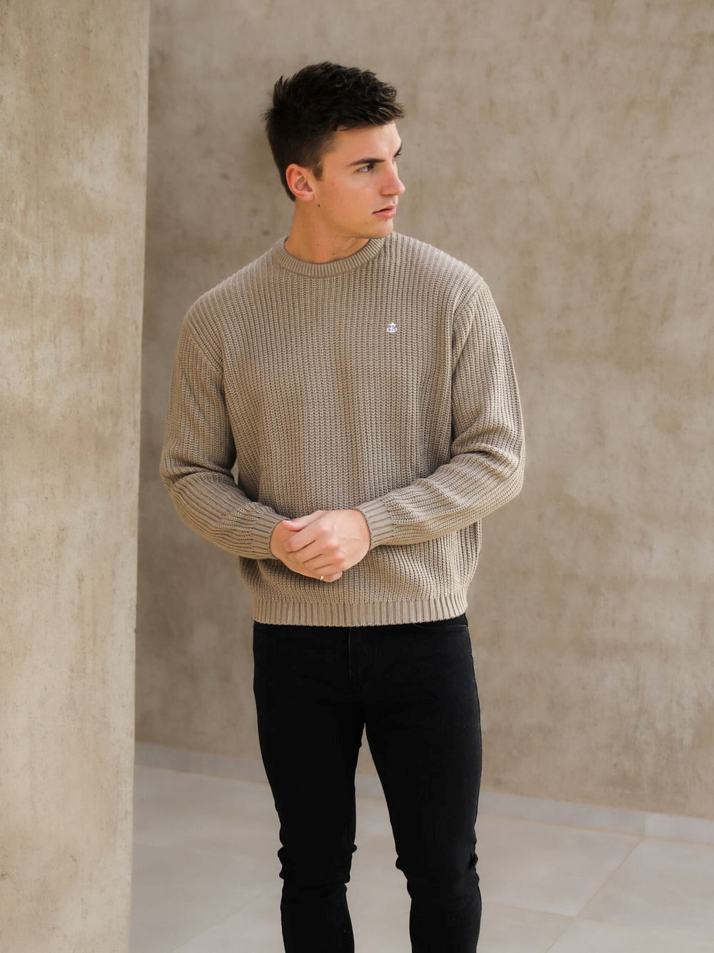 Blakely Stanton Knit Jumper Dunkel | PXB135426