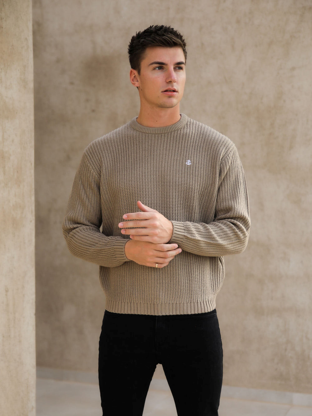 Blakely Stanton Knit Jumper Dunkel | PXB135426