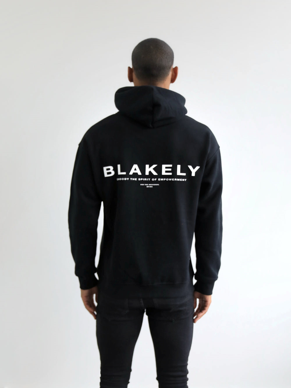 Blakely Statement Relaxed Hoodie Schwarz | NIF816740