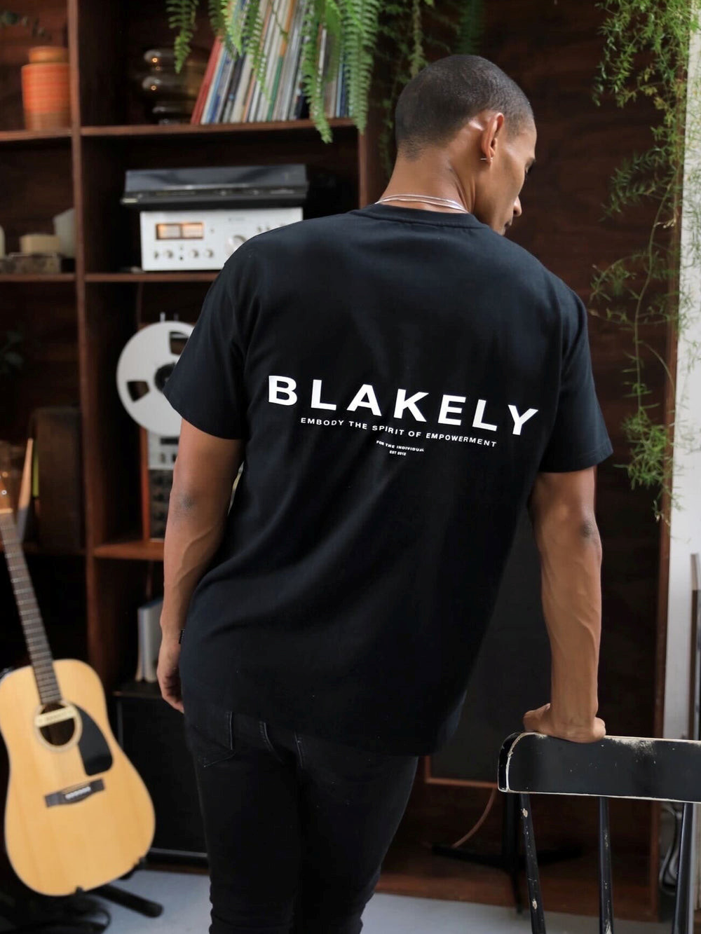 Blakely Statement Relaxed T-Shirt Schwarz | IXJ124508