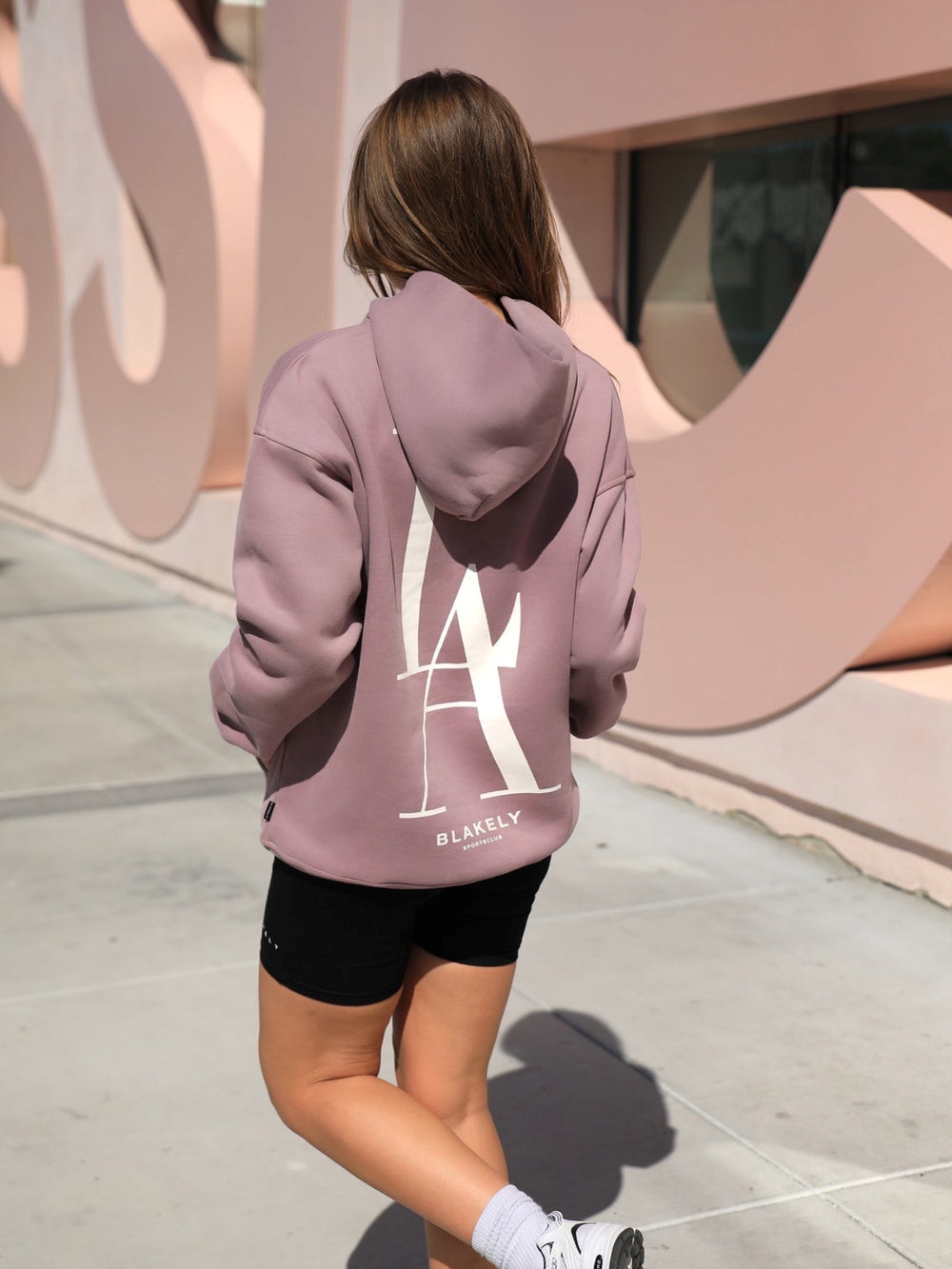 Blakely Studio Relaxed Hoodie Rosa | CKH091287